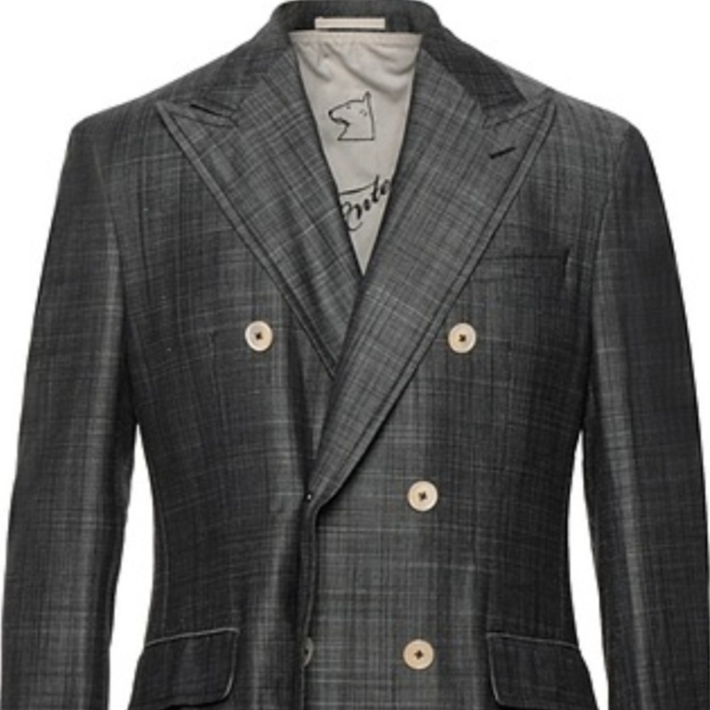 Brand new Montecore lead color blazer. Size 52/42.